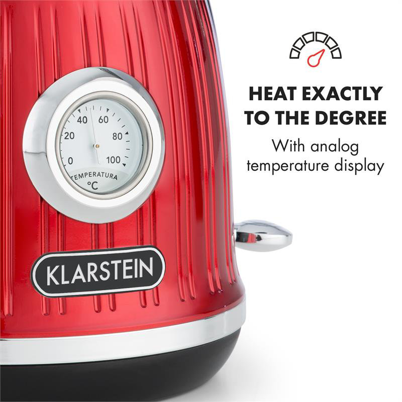 Klarstein Cancan 1.6 L Stainless Steel Klarstein Cancan Kettle Tea Maker